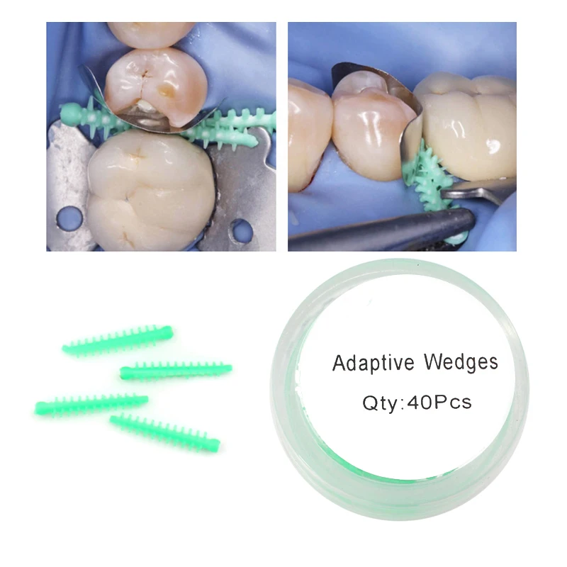 

Disposable Dental Adaptive Silicone Interdental Wedge Dental Matrice Matrix Wedges Medical Silicone Autoclaved Dentist Materials