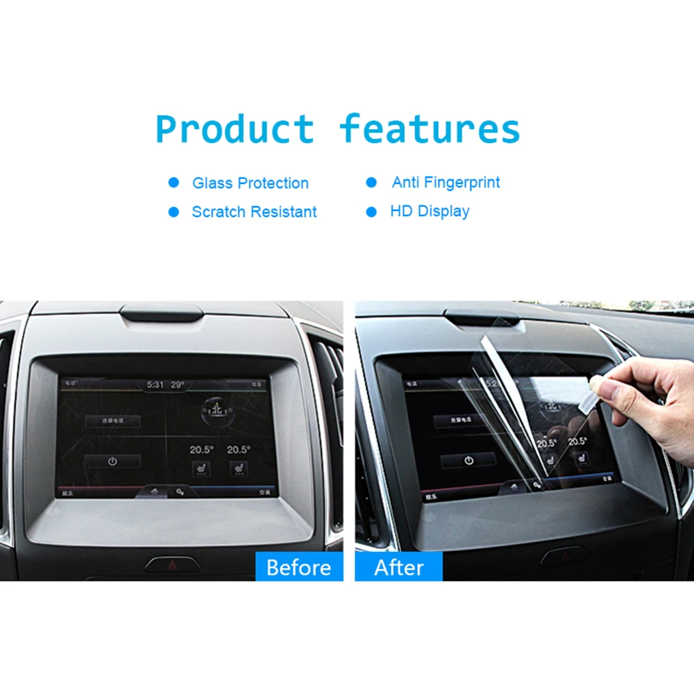 Стальная Защитная пленка для экрана навигатора GPS стайлинга автомобиля Kia Sportage