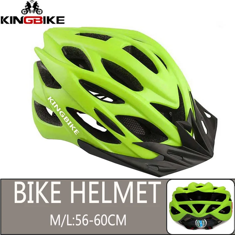 652-Green KINGBIKE велосипедный шлем из титана Сверхлегкий в форме велосипедный шлем с козырьком дышащий дорожный горный MTB открытый велосипедный шлем - Цвет: 652-Green