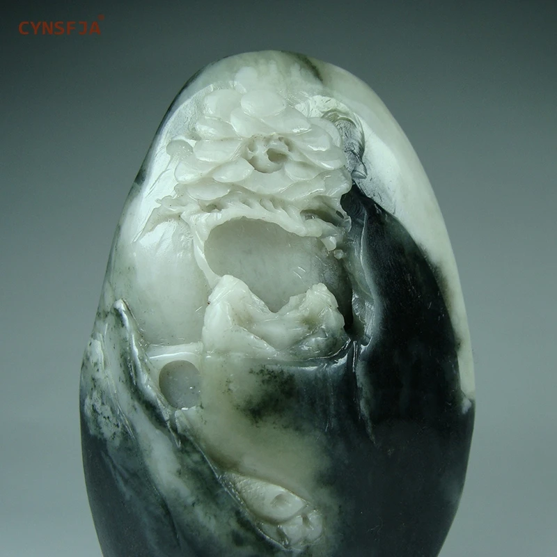 Настоящий редкий сертифицированный китайский душань нефритовый амулет CYNSFJA