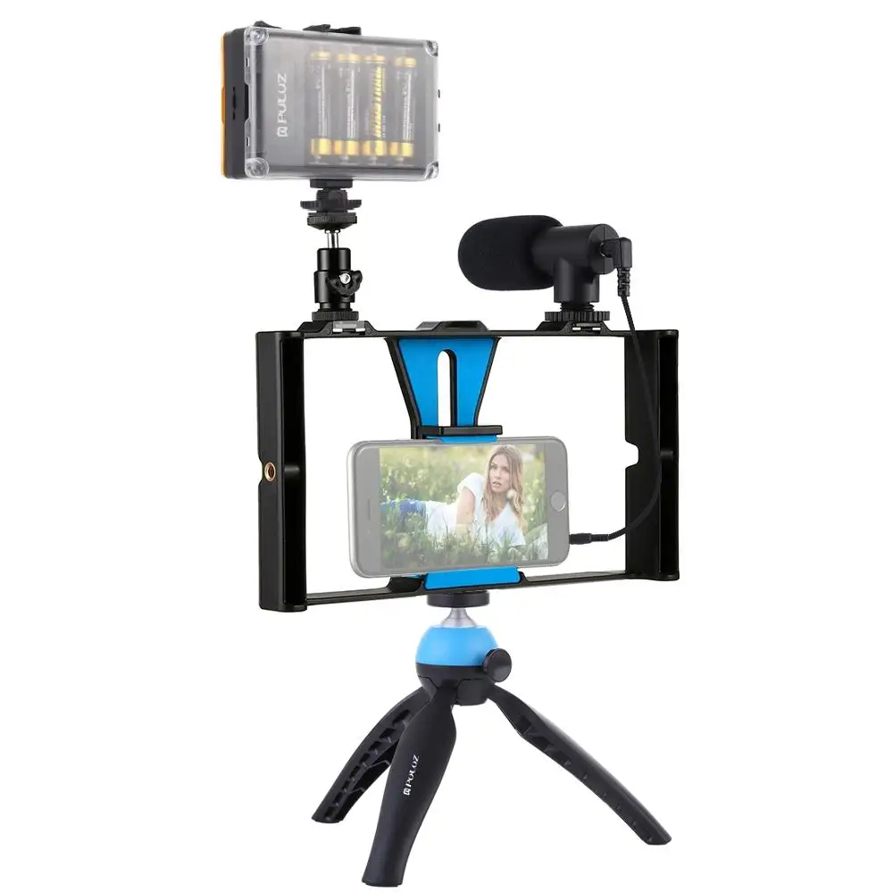 PULUZ Smartphone Video Rig Filmmaking Recording Handle Stabilizer Bracket For iPhone/Smartphone | Электроника