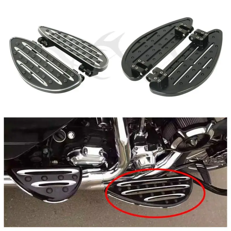 Подставка для ног мотоцикла CNC драйвер Floorboards Harley Touring FLHX FLHT FLHTCU FLHTK Dyna FLSTF FLSTS FLD Softail