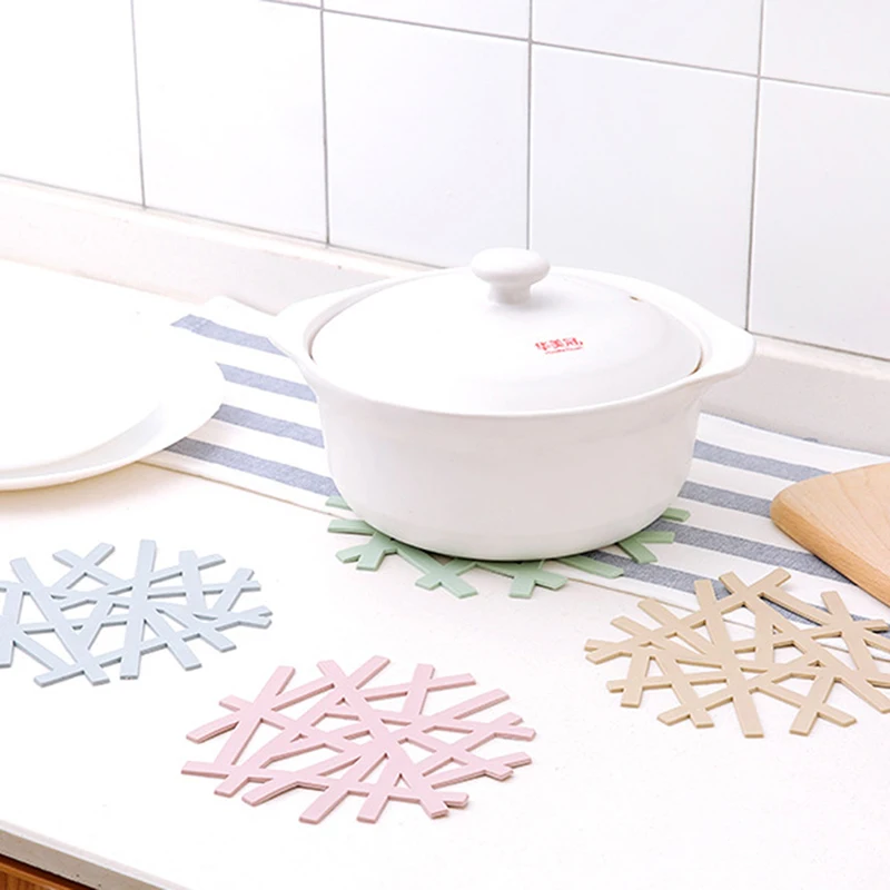 Креативный полый коврик для еды теплоизоляционный Рождественская