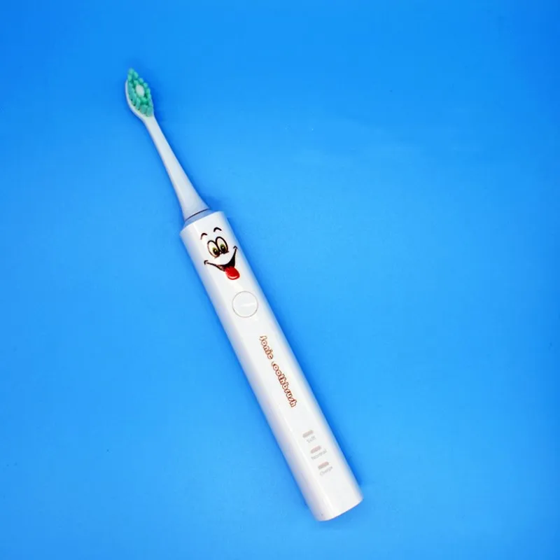 Детская электрическая зубная щетка водонепроницаемая звуковая вибратор для