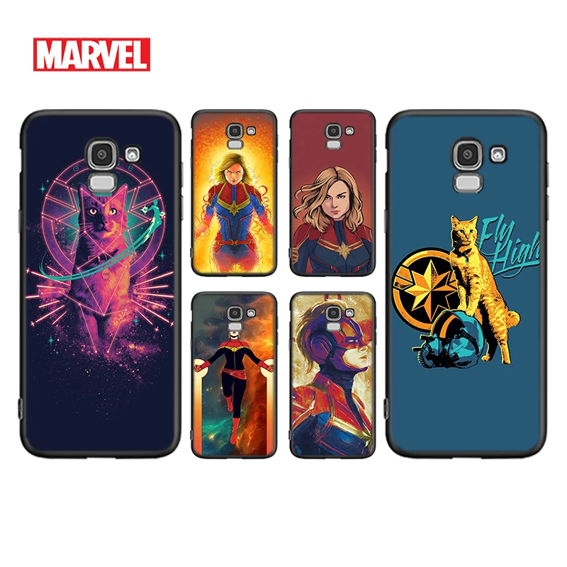 

Captain Marvel For Samsung Galaxy J8 J7 J6 J5 J4 J3 J530 j730 Duo Core EU Prime Star 2018 2017 2016 Phone Case