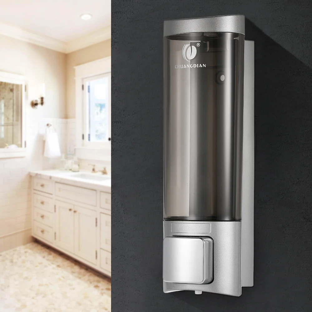 

Manual Hand Soap Dispenser Wall Mount Liquid Shampoo Shower Gel Dispenser Hand Cleanser Washroom Lotion Dispenser 200ml