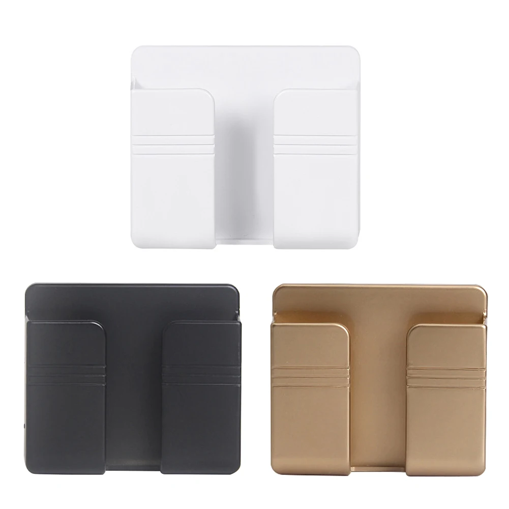 

Wall Phone Charging Holder Socket Storage Shelf Universal Stand Display Support Hanging Bracket Hooks Dock Home Hotel Promotion