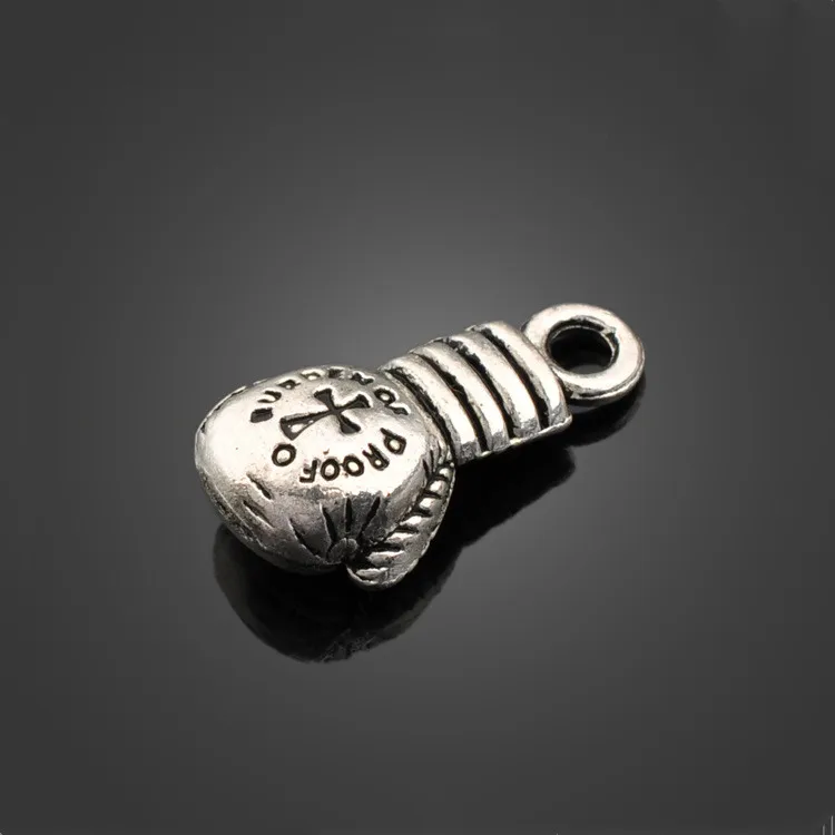 

5pcs Charms Boxing Glove Fist Tibetan Silver Color Pendants Antique Jewelry Fit Necklace Making DIY Handmade Craft Pendant