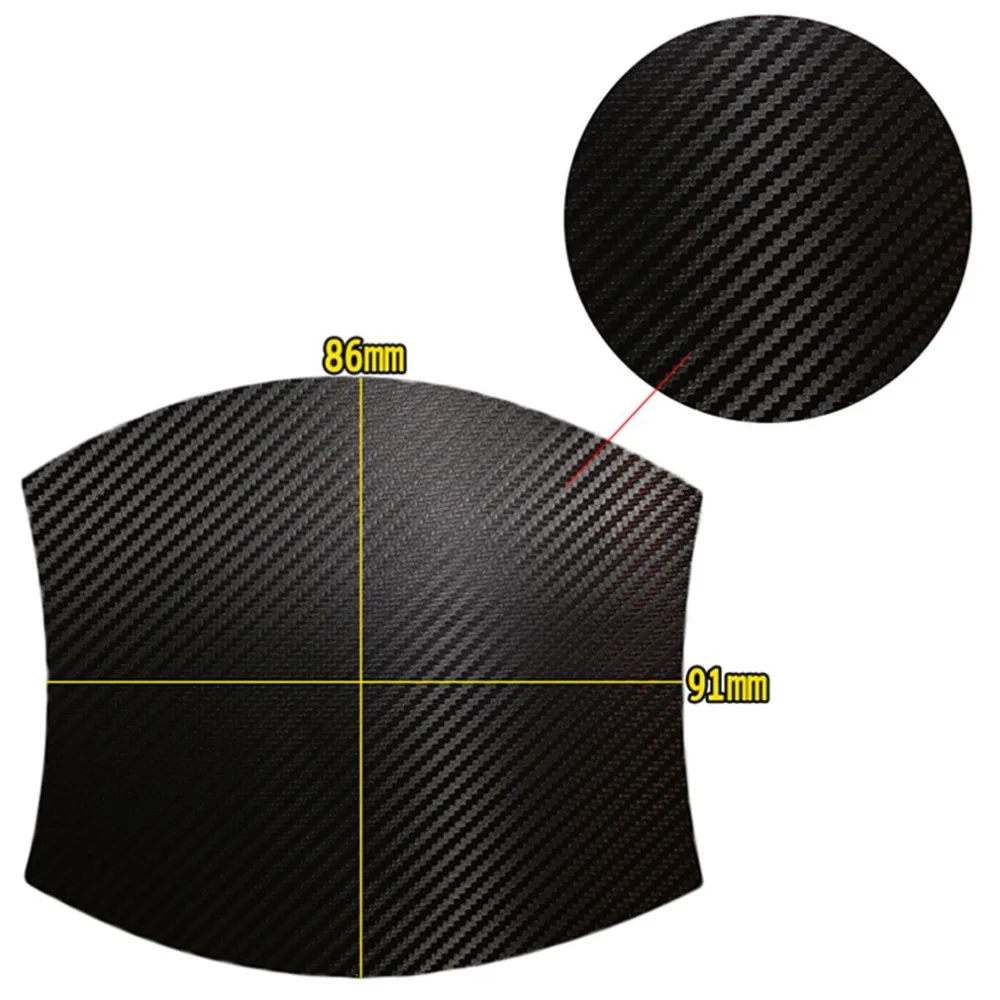 

4PCS/SET 3D Carbon Fiber Car Door Sticker Scratches Resistant Cover Body Decoration Auto Handle Protection Film Car-Styling