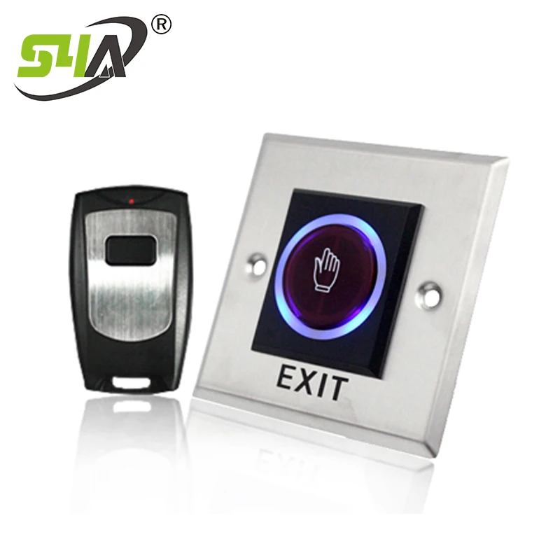 Infrared Sensor Switch No Touch Contactless Door Release Exit Button with LED indication IR Remote Control | Безопасность и защита