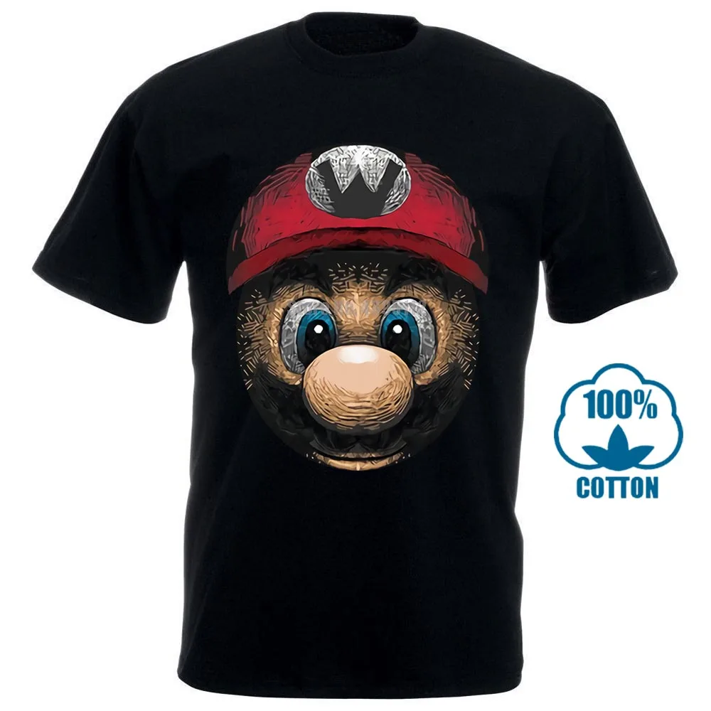 Camiseta Супер Марио Брос футболка Maglietta горячие новые летние модные