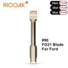 10 шт. металлический Uncut Флип KD дистанционного ключа автомобиля лезвия #90 FO21 для Ford Focus Mondeo Jaguar XJ8 KD VVDI флип полотно дистанционного ключа