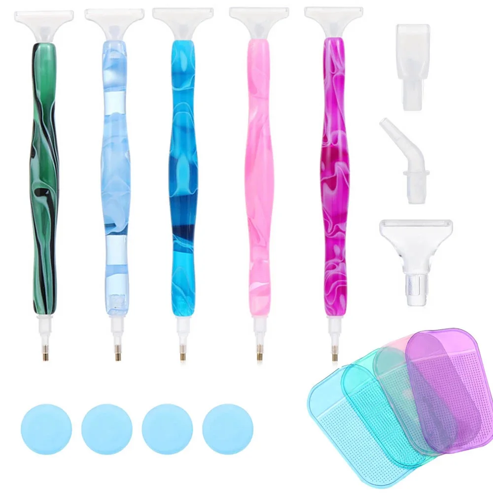 

Diamond Painting Ballpoint Pen Point Drill Pen Painting Mat Anti-Slip Clay Nail Art Cross Stitch Embroidery Sewing Accessory