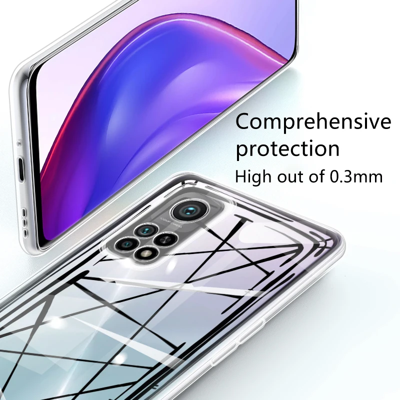 

RZANTS For Xiaomi Mi 10T / 10T Pro Hard Case [Space ART] Cartoon Transparent Cover Phone Casing