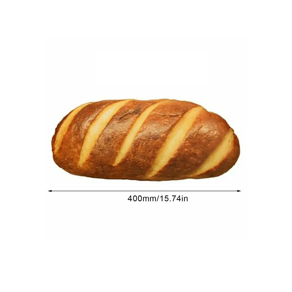 Длинная Подушка для масла хлеба мяса булочек Сезам пиццы стейка плюшевая подушка