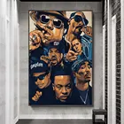 Хип-хоп Легенда старой школы 2PAC Biggie smols Wu-Tang NWA Rap Star Настенная живопись на холсте для гостиной декоративный настенный плакат