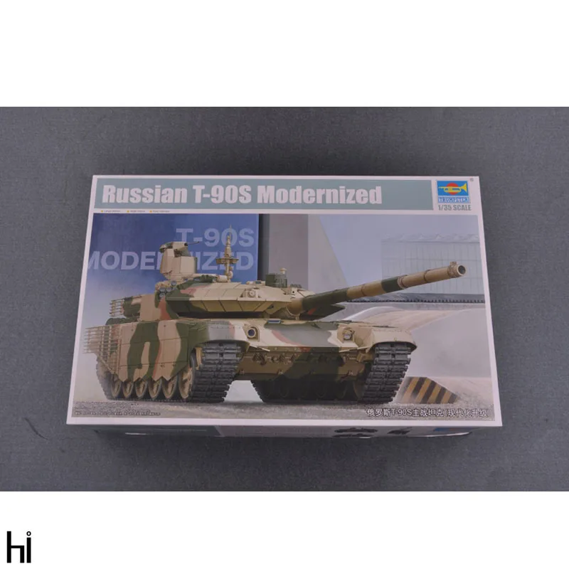Trumpeter 05549 1/35 русский T-90S Модернизированный MBT главный боевой танк военная сборка