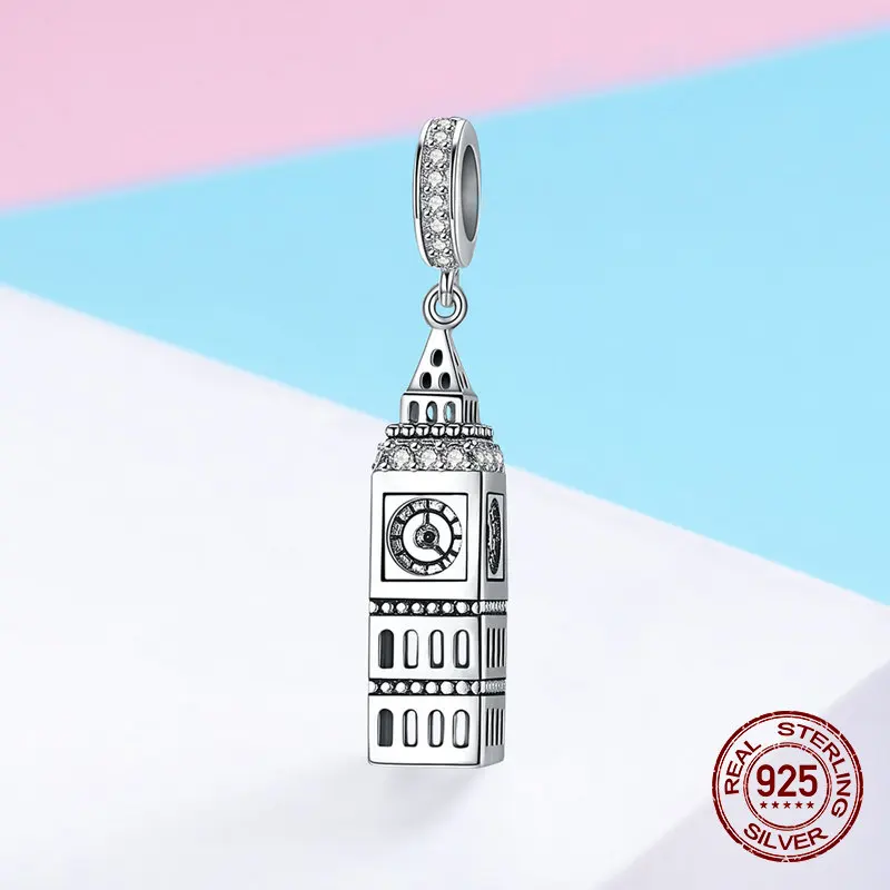Подвеска для ожерелья браслет в британском стиле Биг-Бен шарм оригинальные