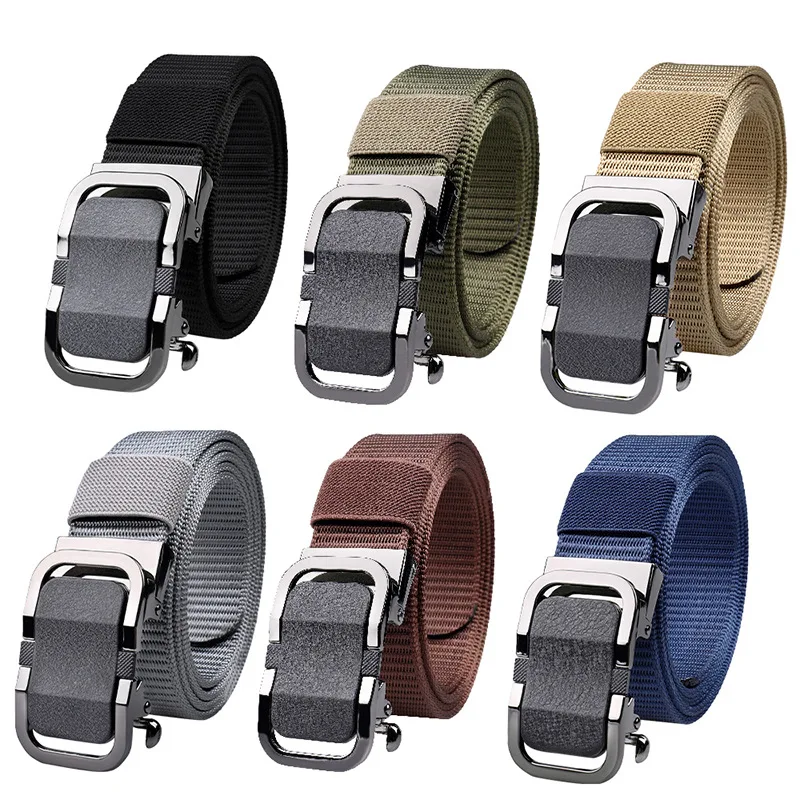 

Outdoor Tactical Belt Fashion Comfortable Canvas Belt Men's Military Army Waist Support Training Hunting Belt 125cm/Wide 3.8