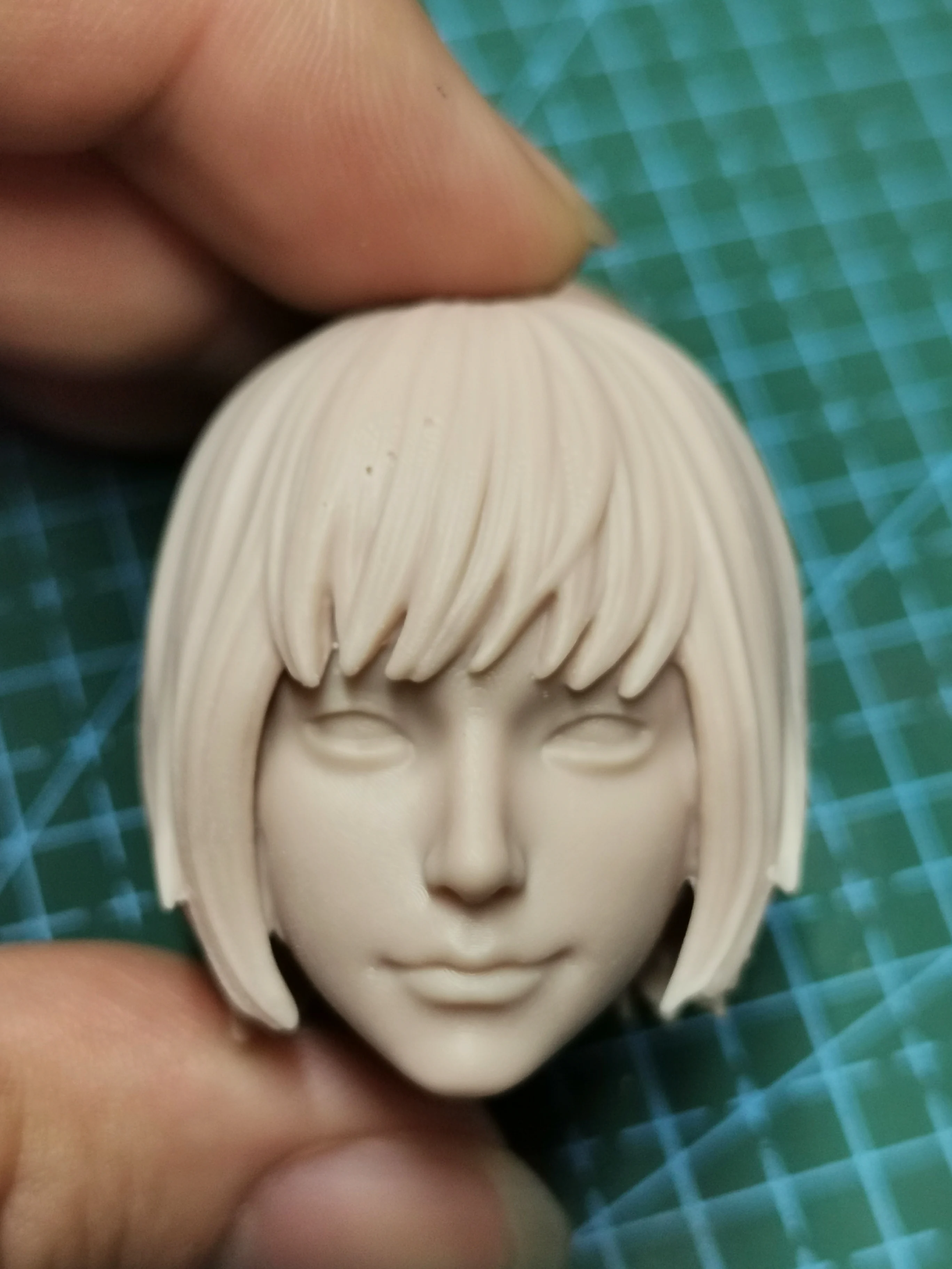 

1/6 Scale Katherine Twin Girl Tache Beauty Girl Unpainted Head Model
