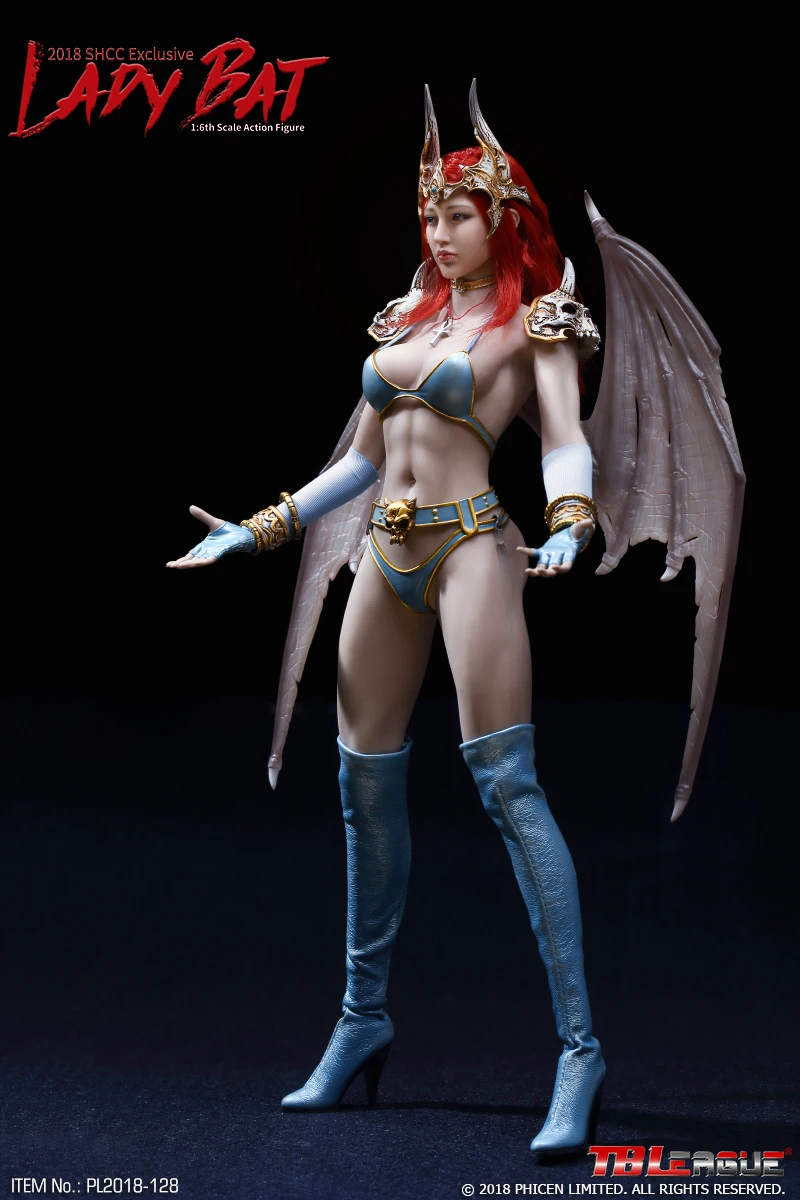Коллекционная экшн-фигурка Ale Lady Bat TBLeague PL2018-128 1/6 с бесшовным гибким корпусом