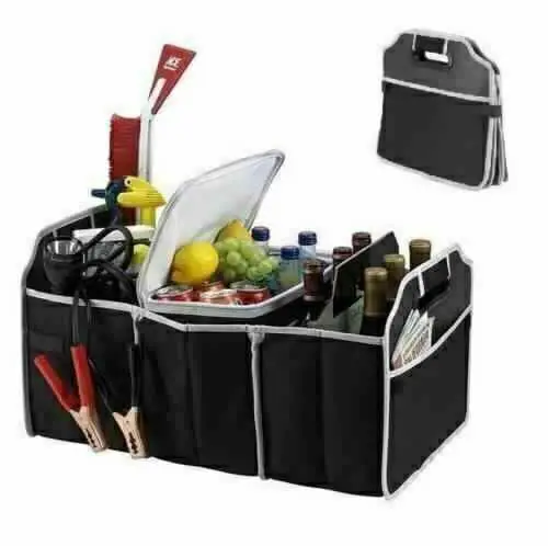 

Car Van Boot Organiser Collapsible Folding Heavy Duty Trunk Storage Bag Travel