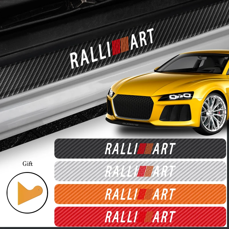 Для Mitsubishi Ralli art Lancer Pajero 4 Outlander 3 Xl L200 шт. автомобильный Стайлинг 3D из углеродного