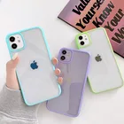 Прозрачный противоударный чехол для телефона iPhone 13 12 Mini 11 Pro Max X XR Xs Max 6S 7 8 Plus SE2, акриловый простой чехол-накладка