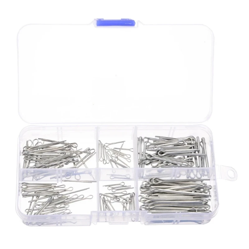

Galvanized Zinc Alloy Split Cotter Pins Fixing Set Assortment Kits Tool Can Use With Cars/Lorry/Towing/Caravans/Machiner