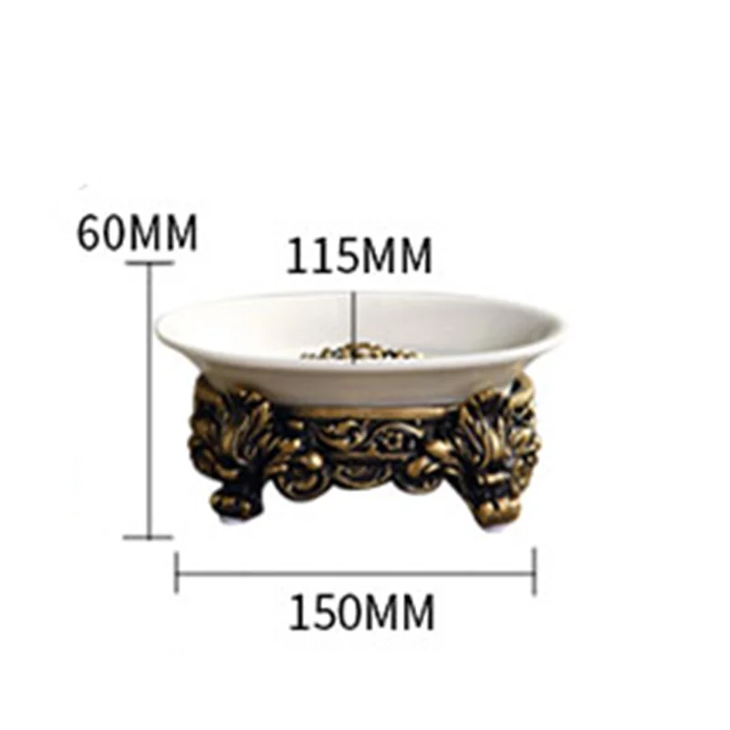 2 шт./компл. благородный роскошный элегантное мыло блюдо Европейский дозатор для