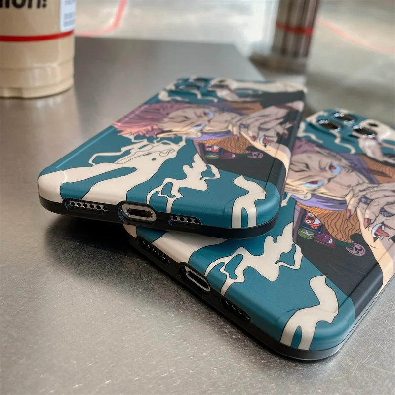 Чехол для телефона с мультипликационным аниме juютсу Kaisen Yuji Itadori Fushiguro Megumi IPhone 14 13 12