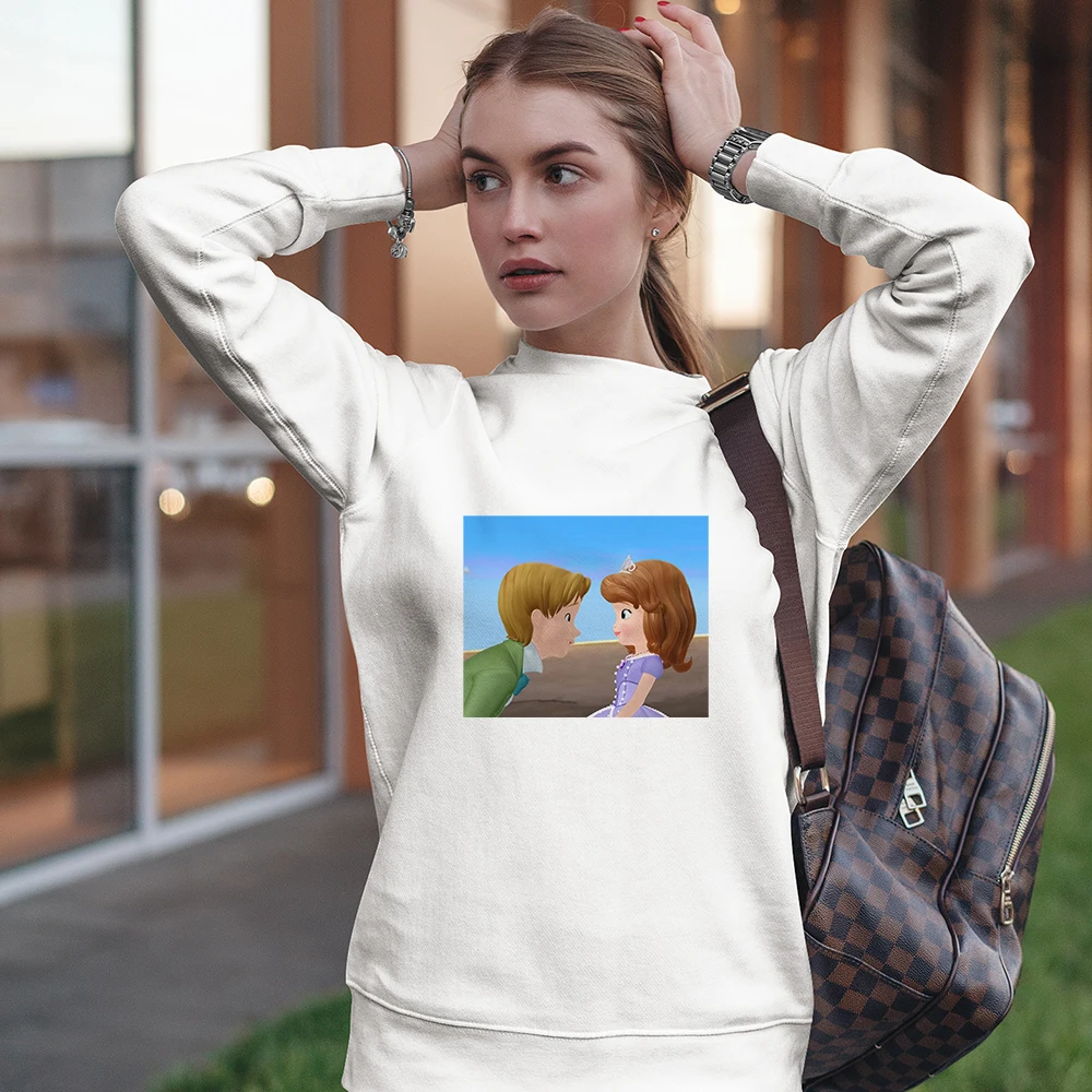 

Disney Sofia the First Sweatshirts 2021 Hot Selling New Design Pullover Printed Sofia and James Animation Modern Sweatshirts