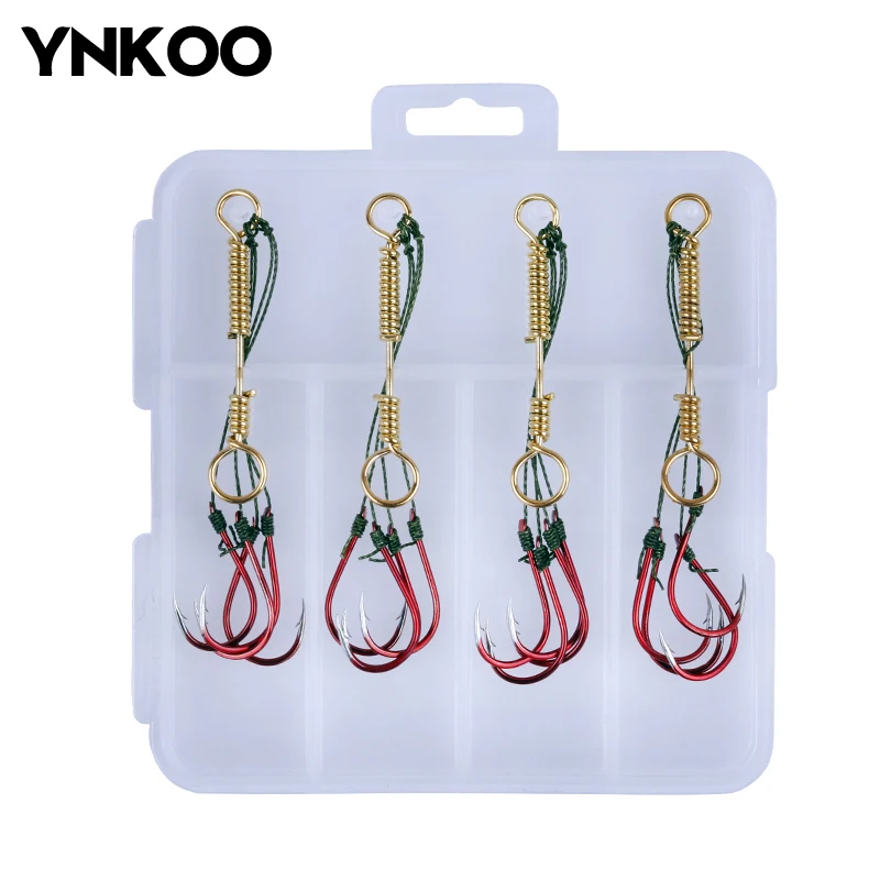 YNKOO 4 шт. взрывной крючок Весна обыкновенный карась рыболовный Рыболовная Снасть