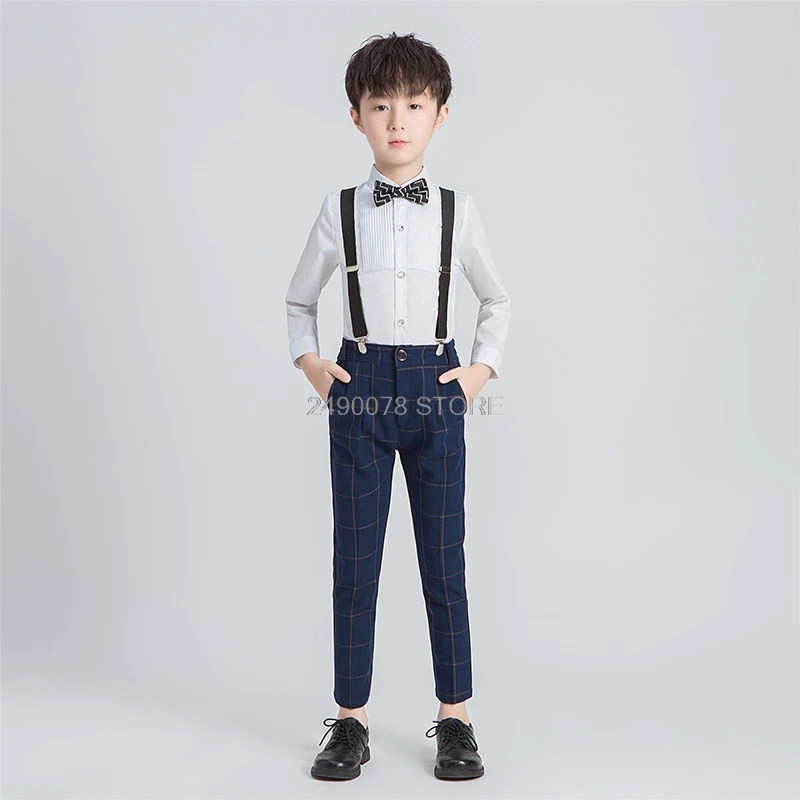 Свадебный костюм для мальчиков детское Формальное школьное студенческое платье