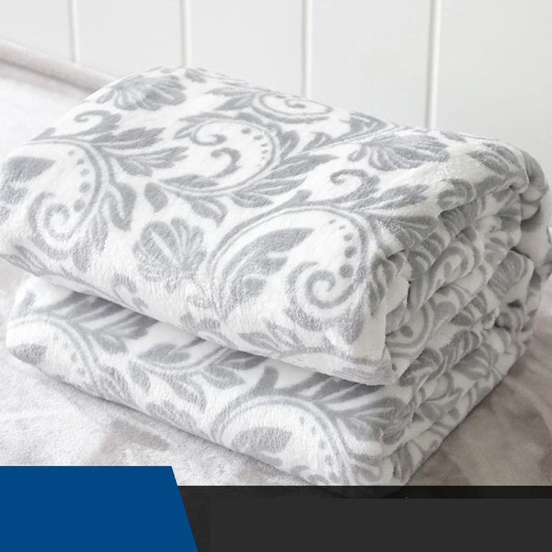 Мягкие теплые коралловые флисовые фланелевые одеяла для кроватей из