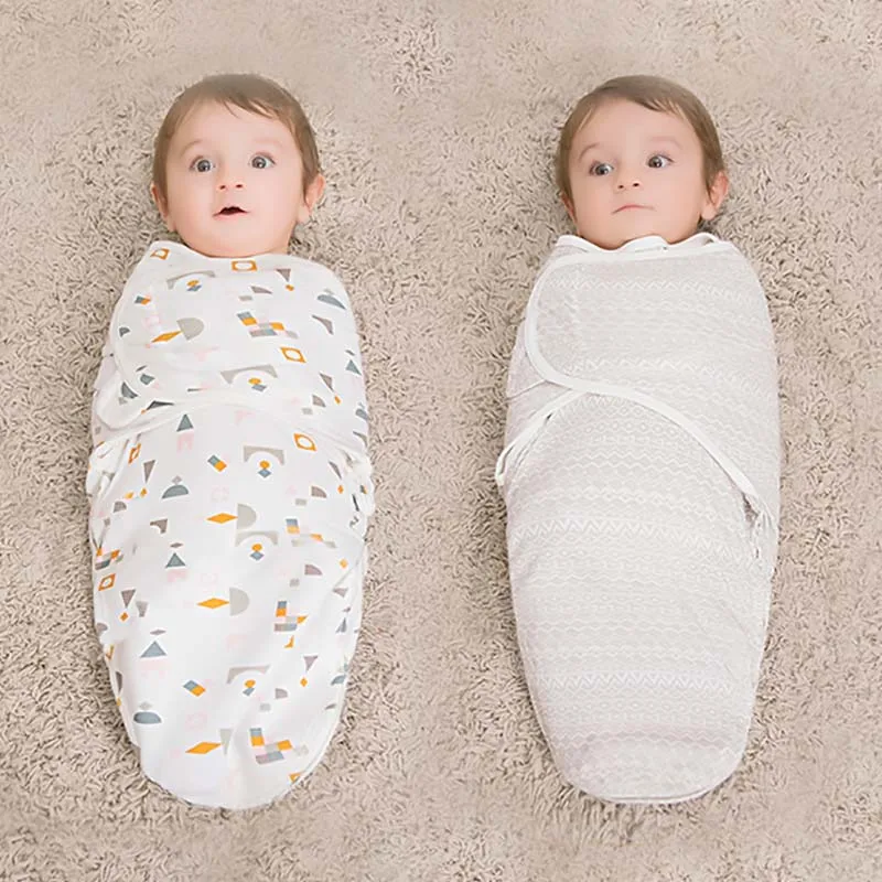 

0-6 months baby sleeping bag, swaddle blanket, cocoon, envelope, 100% cotton, shockproof quilt for newborn babies