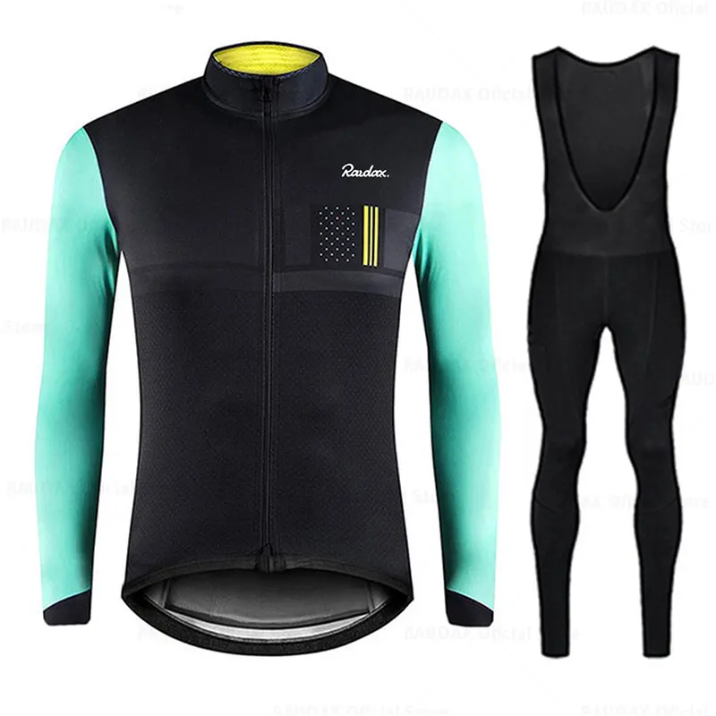 Breathable Long Sleeve RAUDAX Men Anti-UV Cycling Jersey Cycling Clothing Bike Jacket Bicycle Wear Riding Clothes Ropa Ciclismo