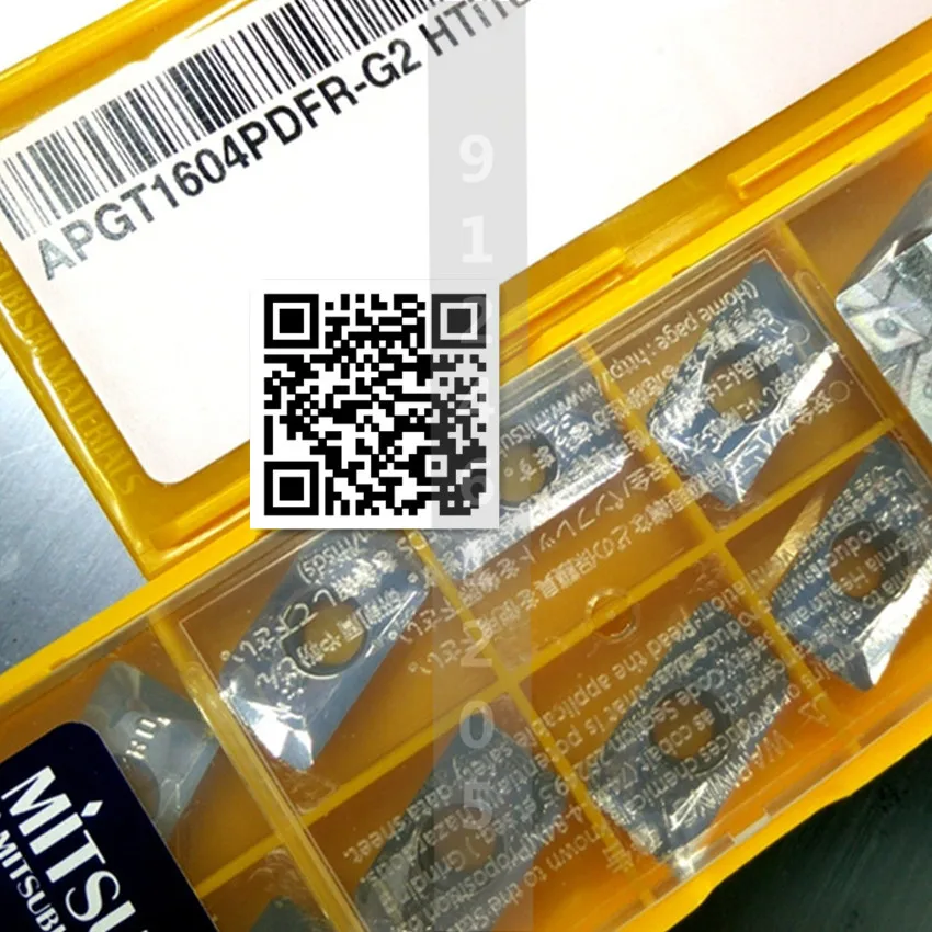 

APGT1604PDFR-G2 HTI10 Original CNC carbide inserts 10PCS/BOX