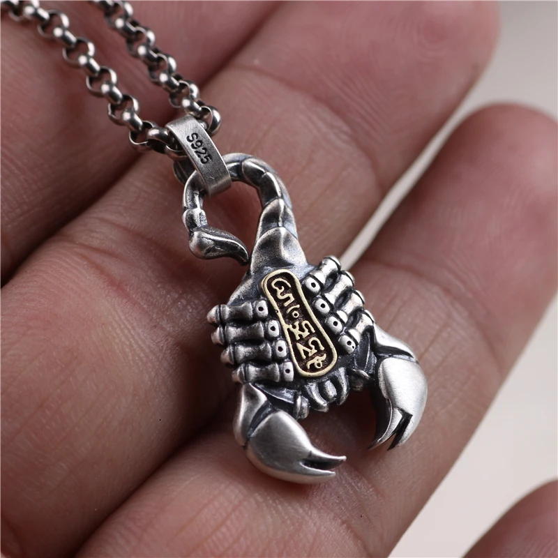 

Подвеска в стиле ретро для мужчин и женщин, из серебра 925 пробы