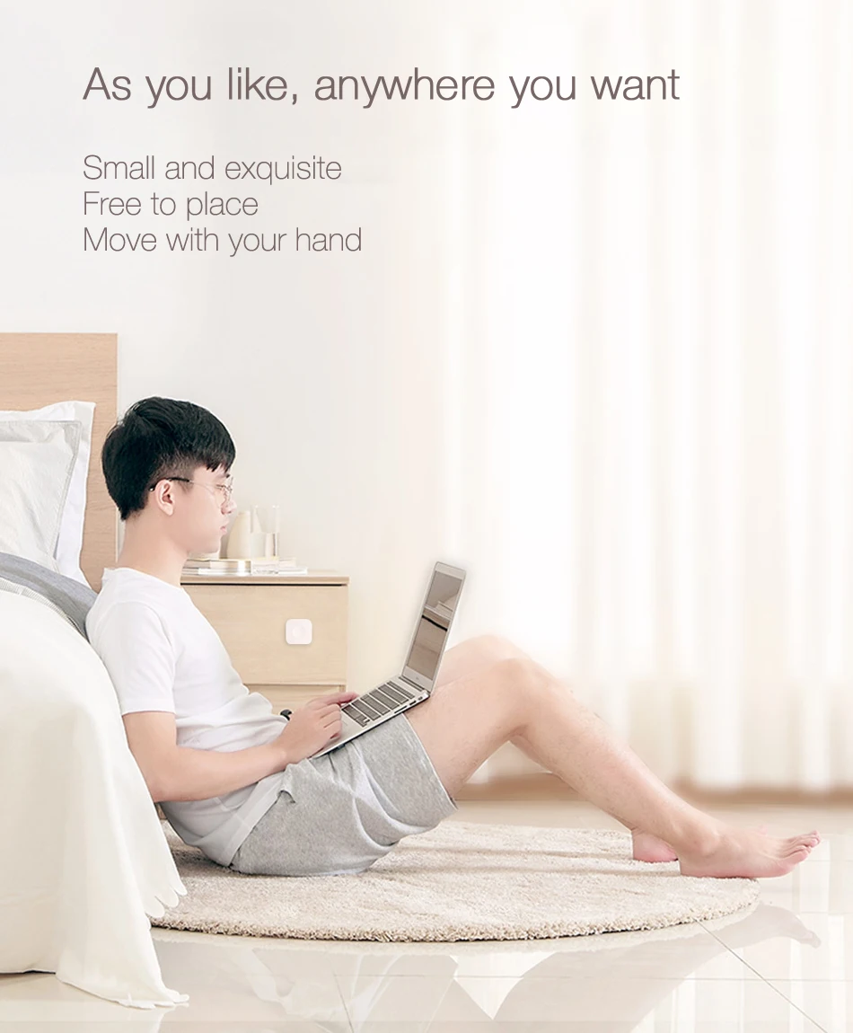 Xiaomi Aqara умный беспроводной ZigBee переключатель Интеллектуальный переключатель приложение дистанционное управление Wi-Fi Подключение 1 банда ключ управление для M