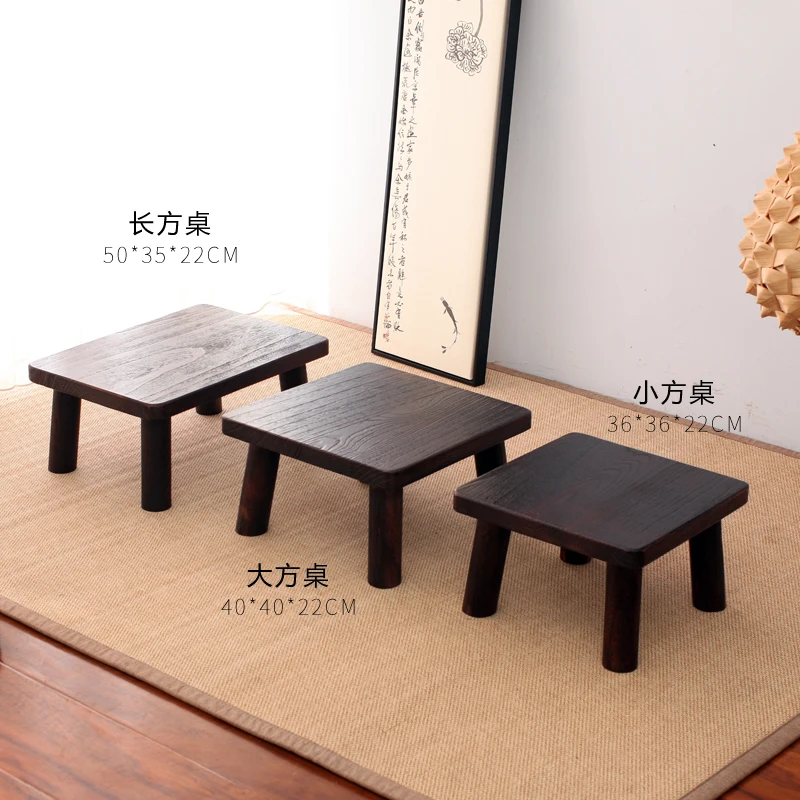 M8 в японском стиле деревянный журнальный столик для гостиной из цельного дерева
