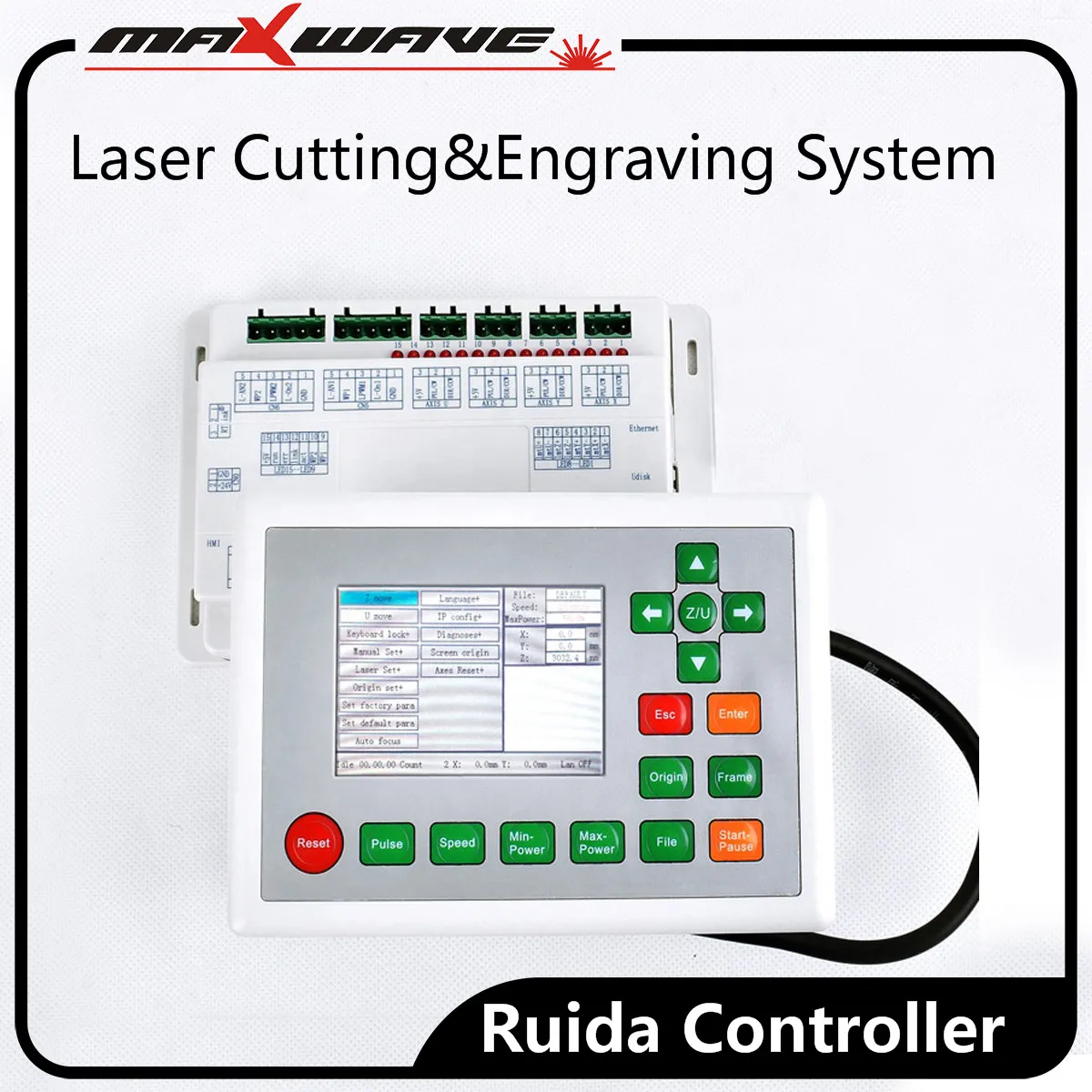 Визуальный Лазерный контроллер Co2 Maxwave Ruida RDV6442G CCD для лазерного резака