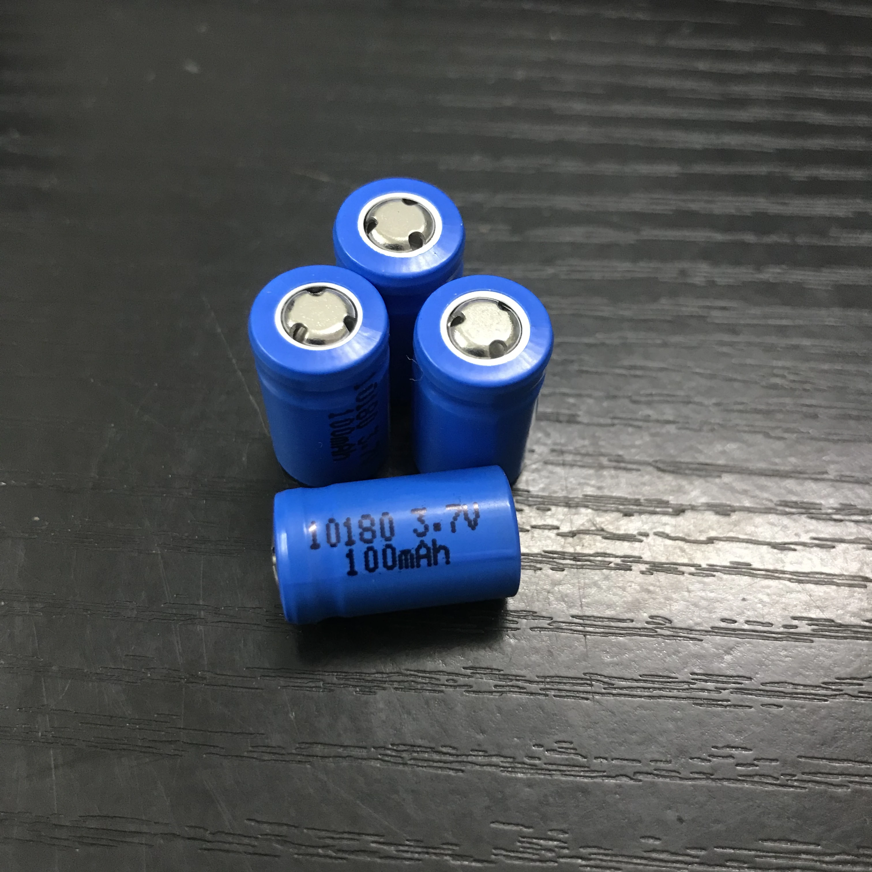 В переменного тока 50-100 шт. 3 7 V 10180 Перезаряжаемые Li-Ion Батарея ICR10180 сотовый 100 мА-ч