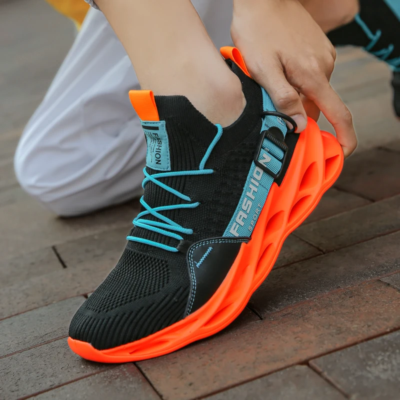 Summer Sneakers Men Shoes Breathable Male Running Shoes High Quality Fashion Unisex Light Athletic Sneakers Women Shoes Zapatos