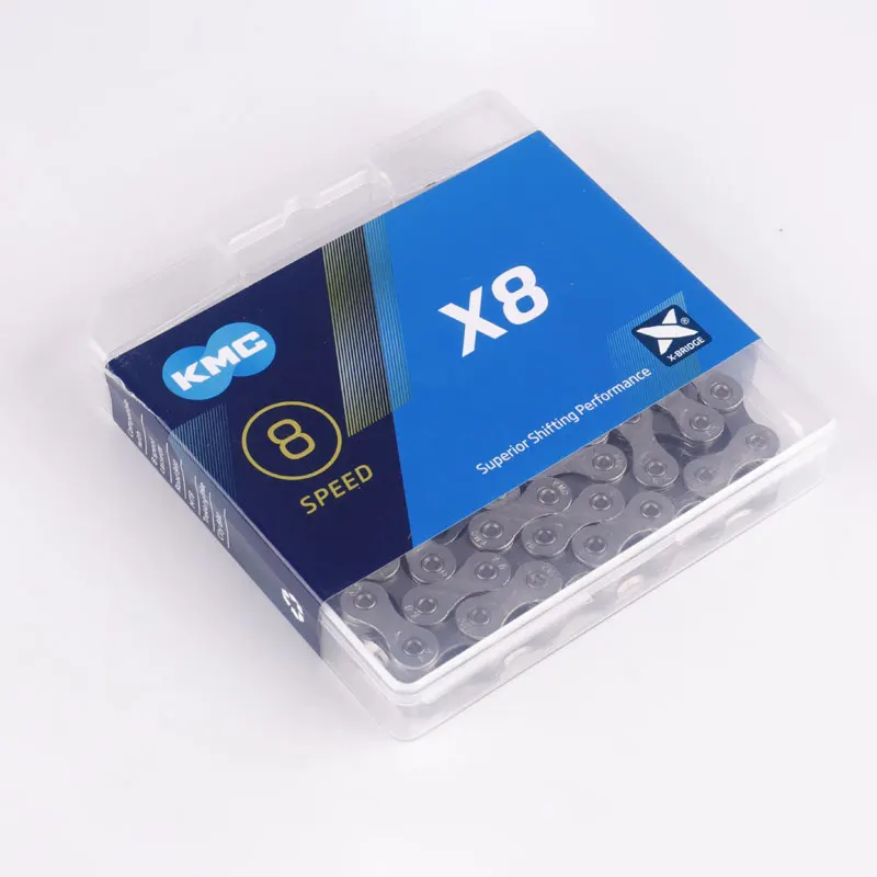 Велосипедная цепь KMC Z8.3 X8 MTB дорожный велосипед 8 скоростей Z X Bridge S для треккинга
