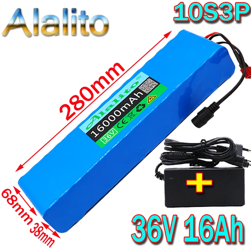 36В 10S3P 16Ah 600 ватт литий ионный аккумулятор для LG MH1 Xiaomi mijia m365 pro ebike велосипед Скутер
