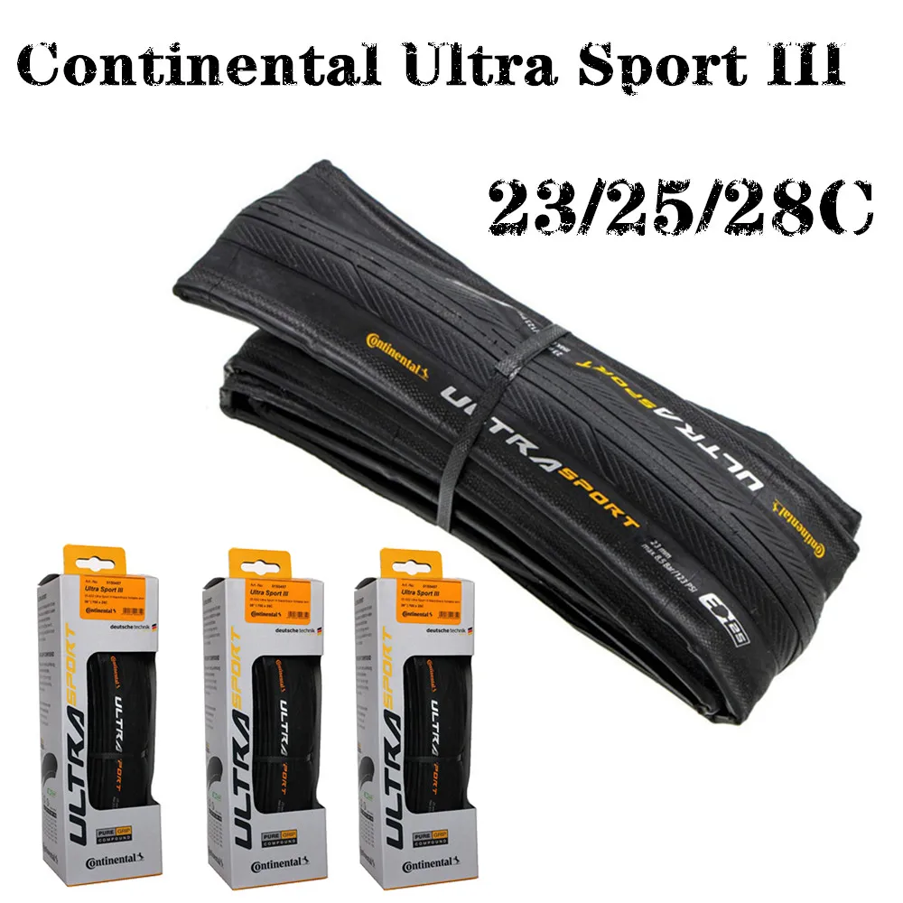 

Continental Road Tire ULTRA SPORT III Cycling Bicycle Tyre Foldable 23/25/28C 700C Road Rims with Box