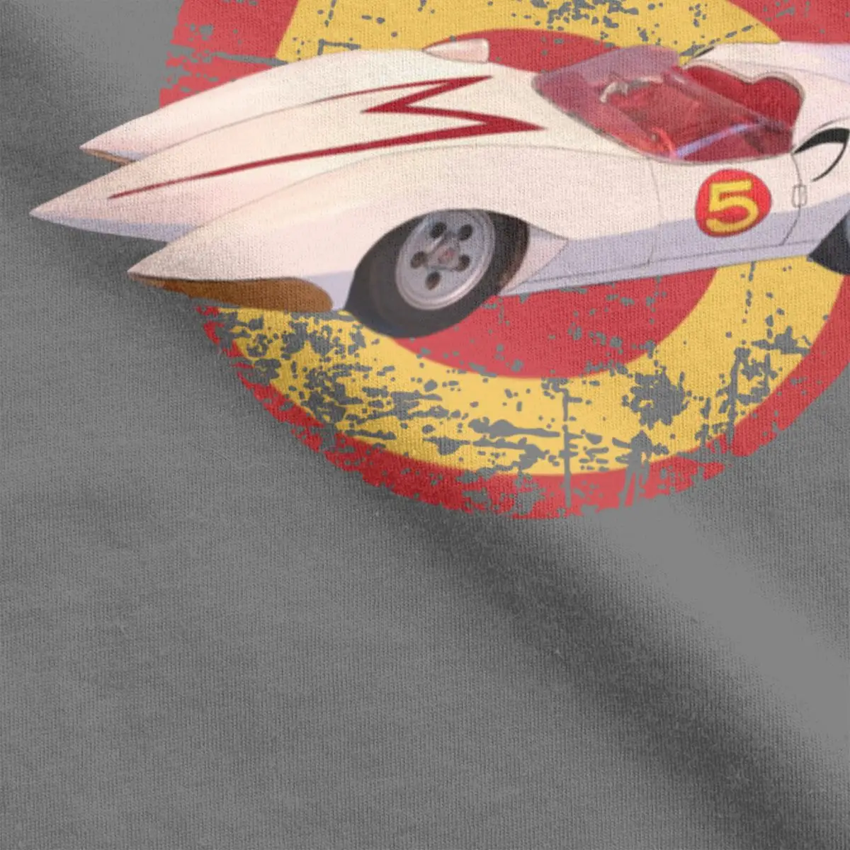 Футболка Mach 5 из натурального хлопка Мужская футболка с коротким рукавом и