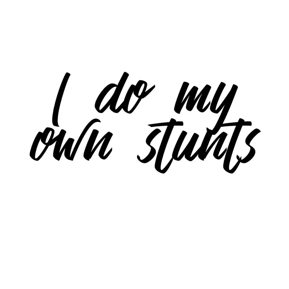 Я сделать мои собственные трюки авто с надписью виниловые наклейки на автомобиль