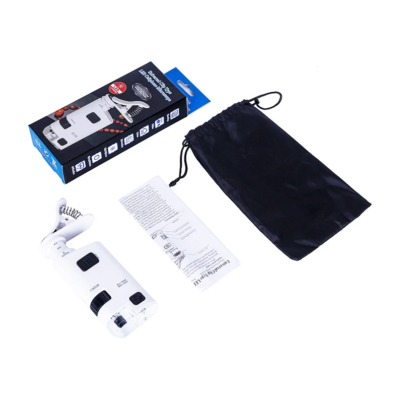 80 120X со светодиодной лампой увеличительные приборы цифровой микроскоп с зажимом